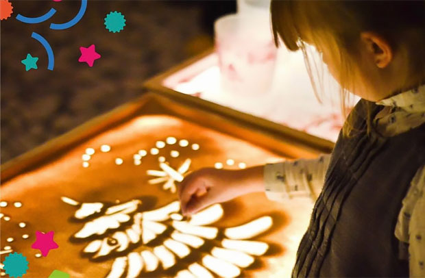 Песочная анимация Бакалаврик